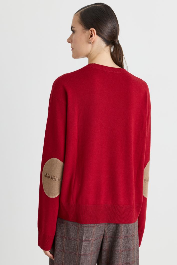 Maglia con toppe - ROSSO - Intrend - 4