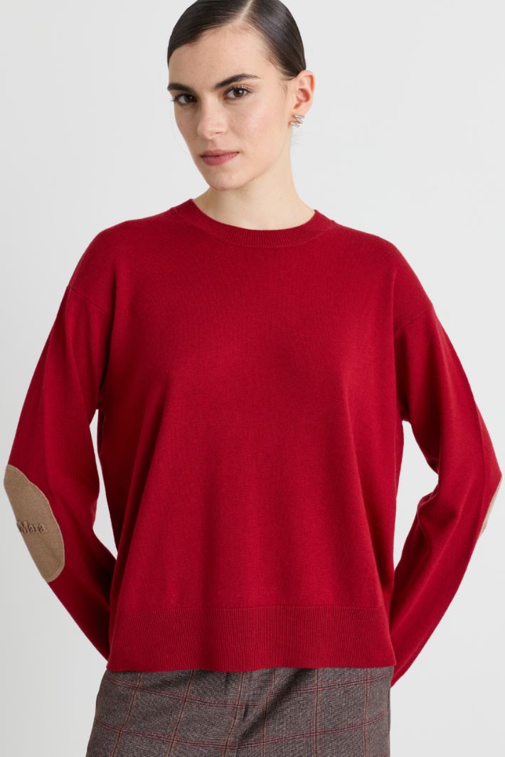 Maglia con toppe - ROSSO - Intrend - 2