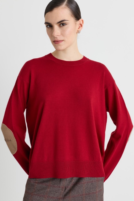 Elbow-patch jumper - Intrend