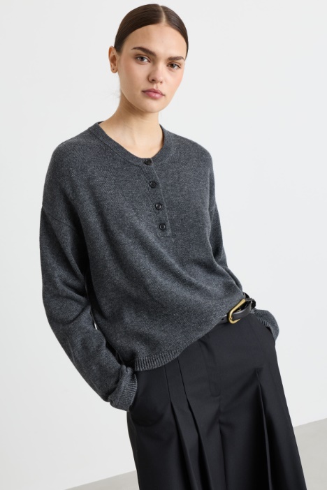 Pull boxy à boutons - Intrend
