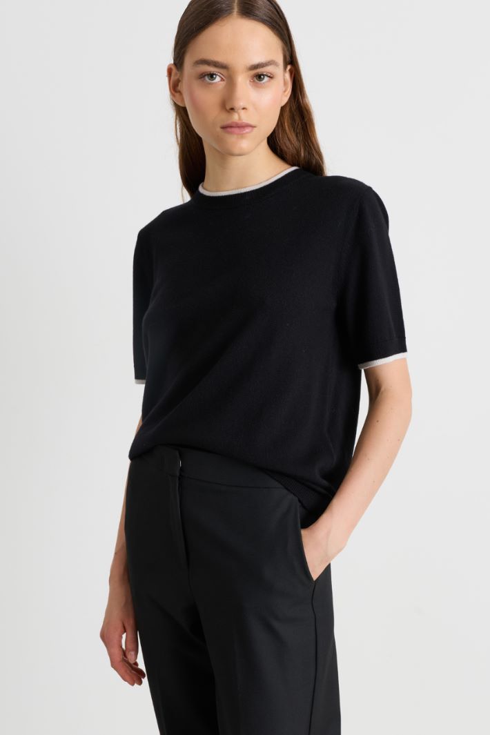 Maglia a manica corta - NERO - Intrend - 2