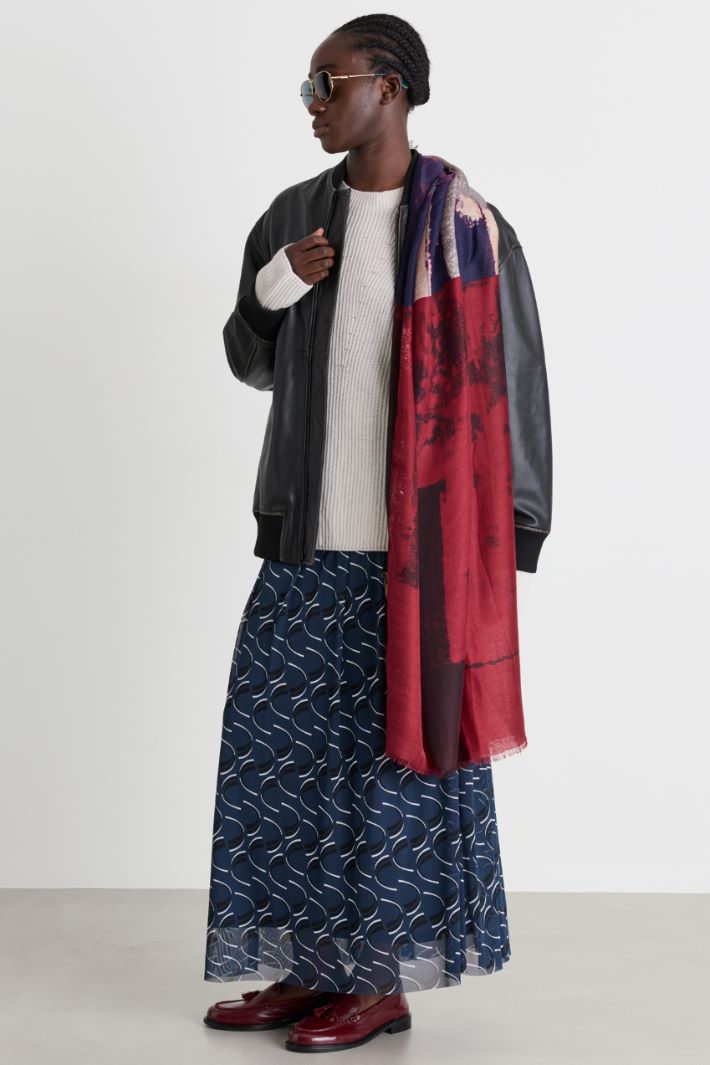 Fisherman's rib jumper - WHITE - Intrend