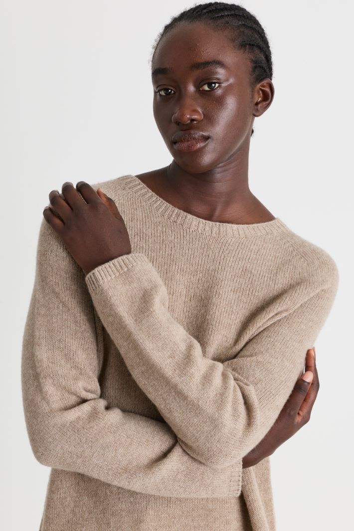 Seamless jumper - BEIGE - Intrend - 3
