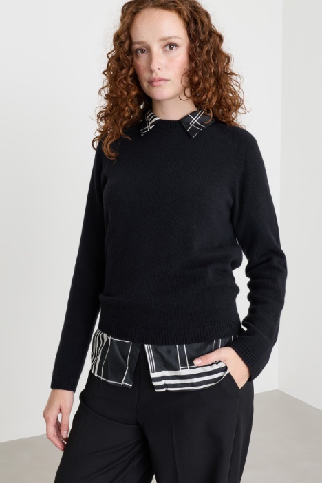 Raglan-sleeve jumper - Intrend