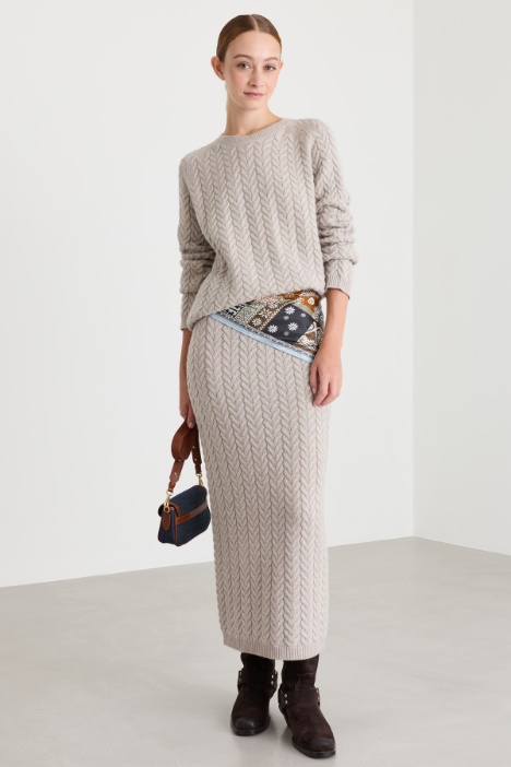 Jersey de punto trenzado - Intrend