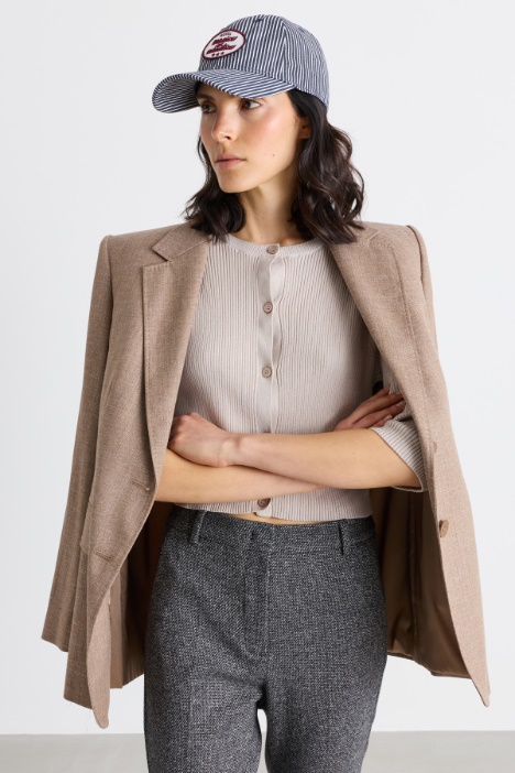 Cardigan court boutonné - Intrend