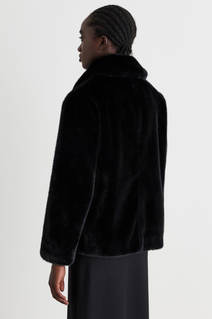 Giacca doppiopetto con revers - NERO - Intrend - 4