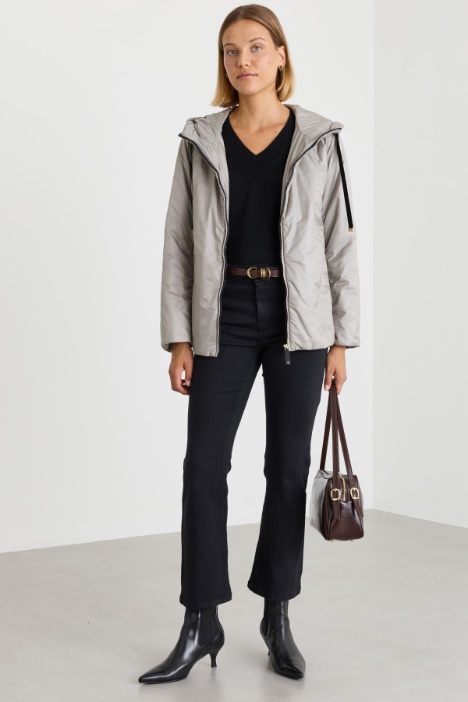 Hooded padded jacket - Intrend
