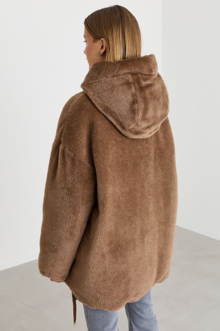 Reversible padded jacket - CAMEL - Intrend - 5
