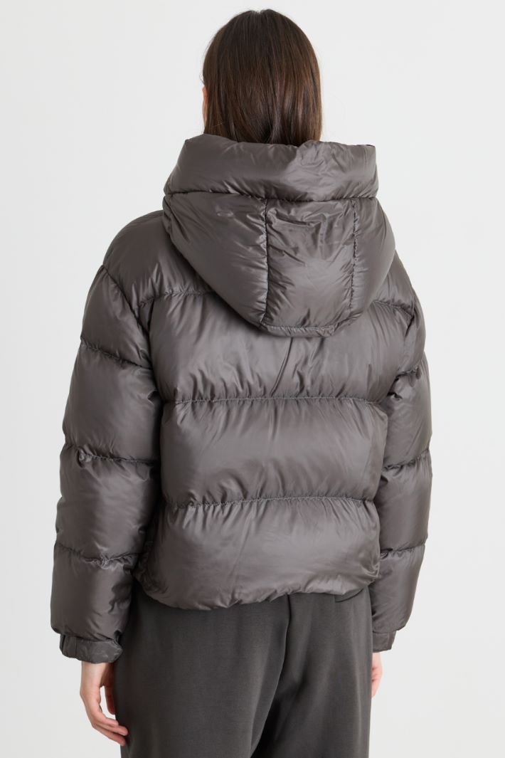Puffer jacket - GREY - Intrend - 4