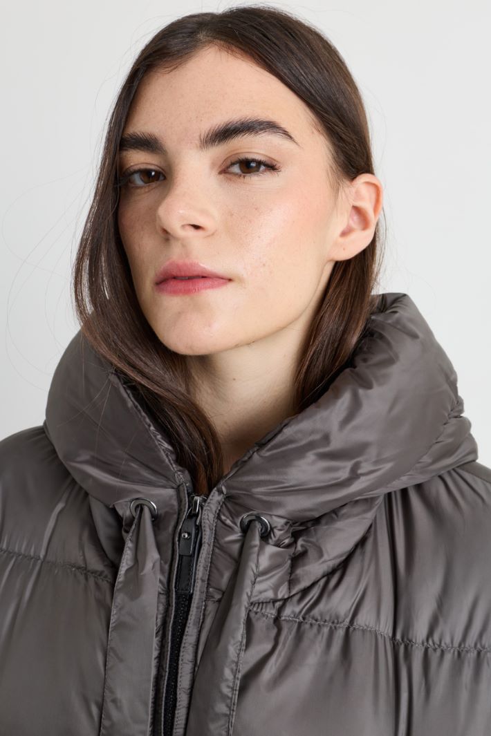 Puffer jacket - GREY - Intrend - 3