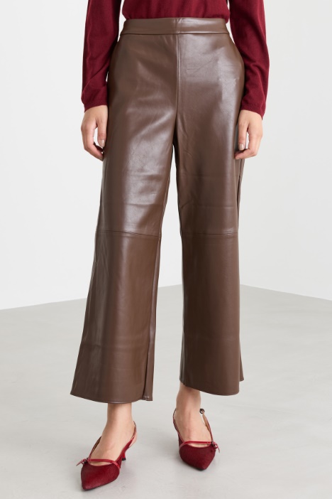 Pantalone in tessuto spalmato