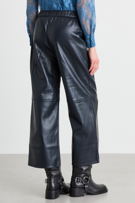 Pantalone in tessuto spalmato