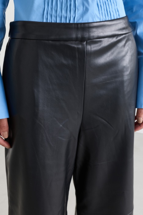 Pantalone in tessuto spalmato