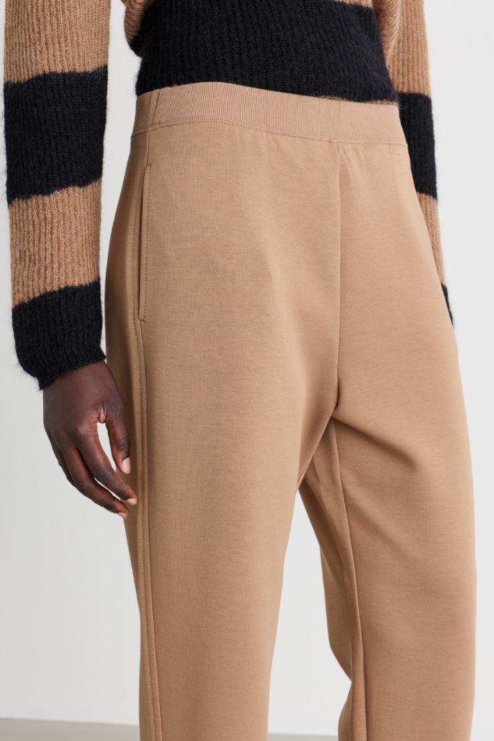 Jersey joggers - CAMEL - Intrend - 3