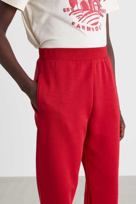 Pantalone jogging in jersey