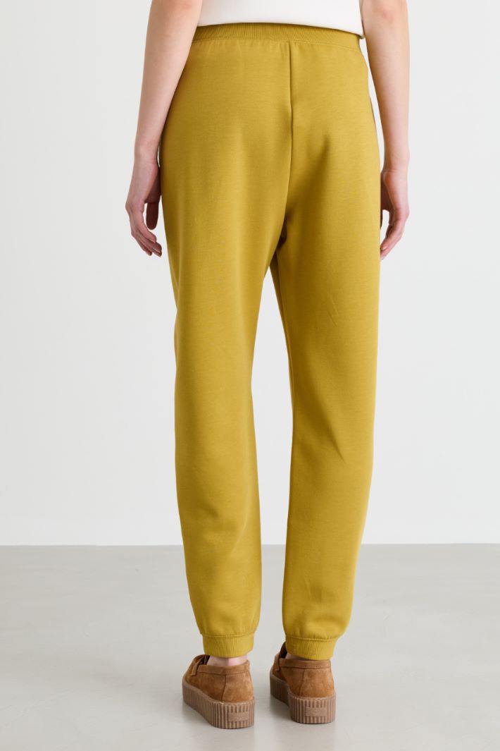 Jersey joggers - YELLOW - Intrend - 4