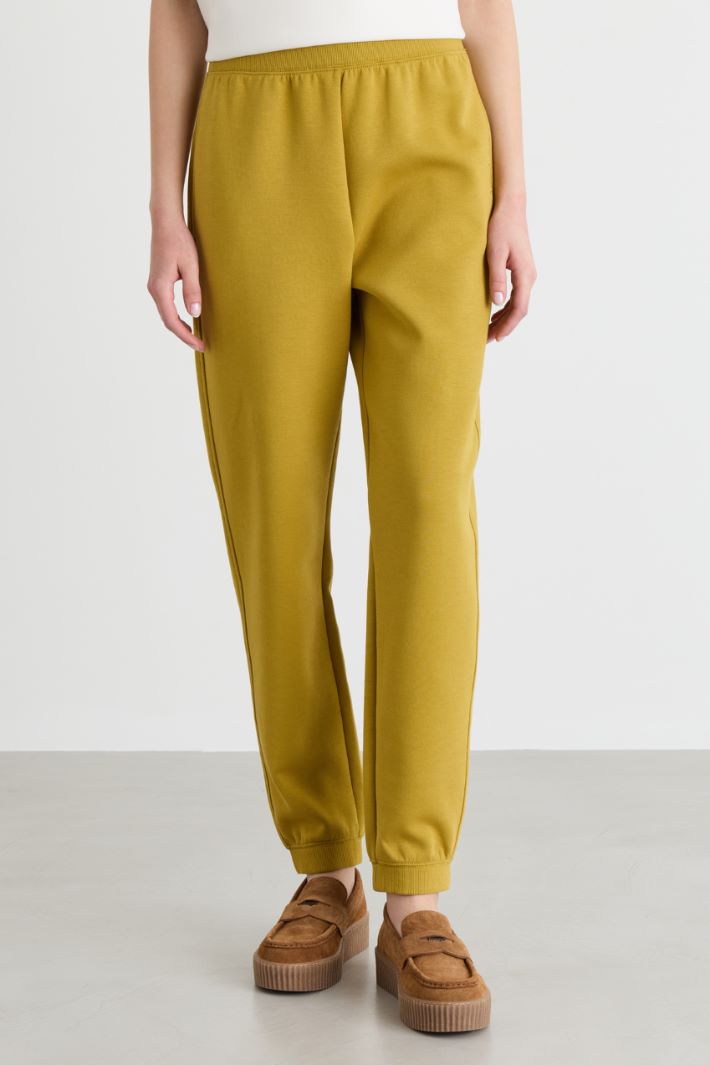Jersey joggers - YELLOW - Intrend - 2