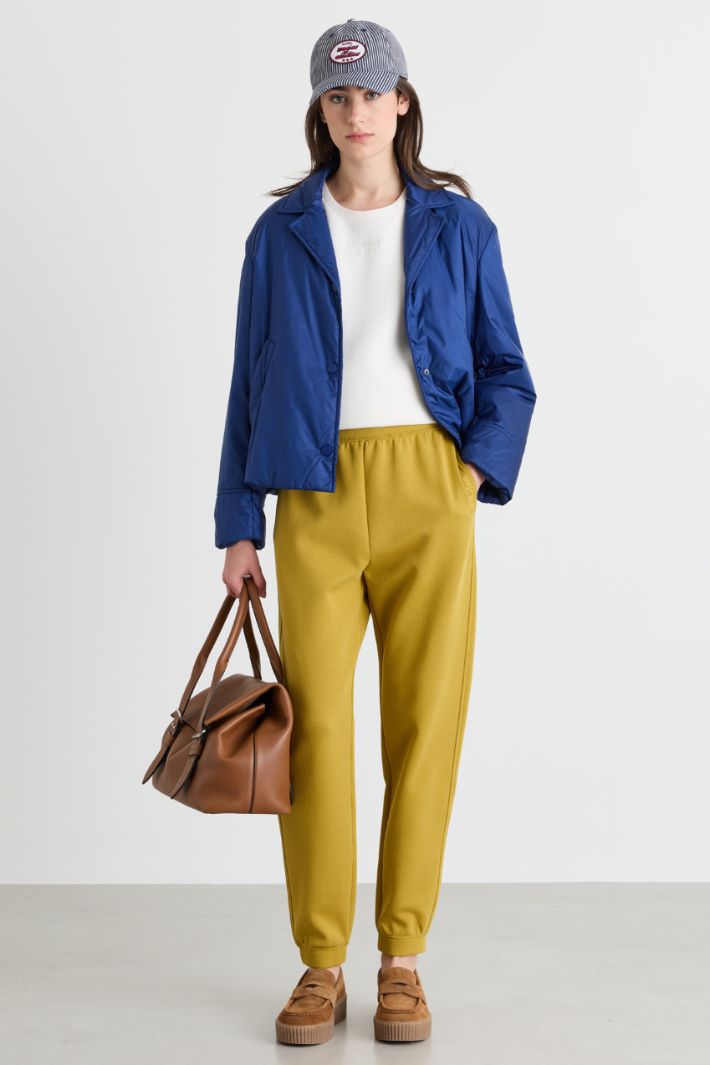 Jersey joggers - YELLOW - Intrend