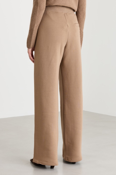 Pantalone ampio in jersey di cotone