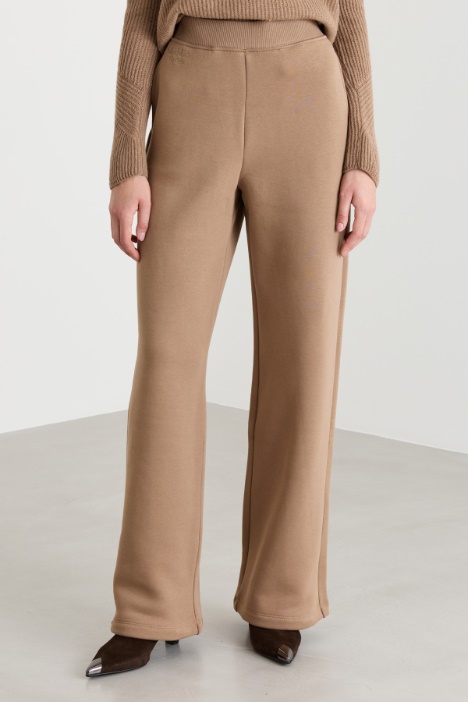 Pantalone ampio in jersey di cotone