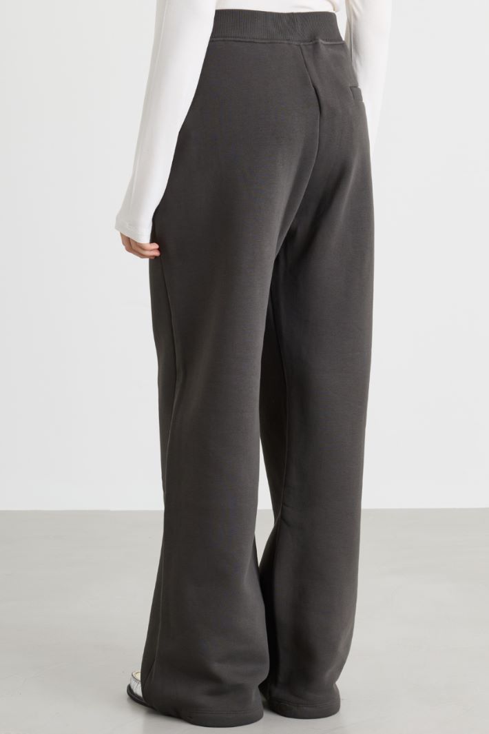 Pantalone ampio in jersey - GRIGIO - Intrend - 4