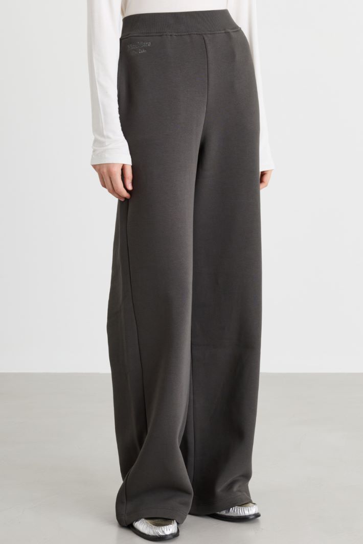 Pantalone ampio in jersey - GRIGIO - Intrend - 2