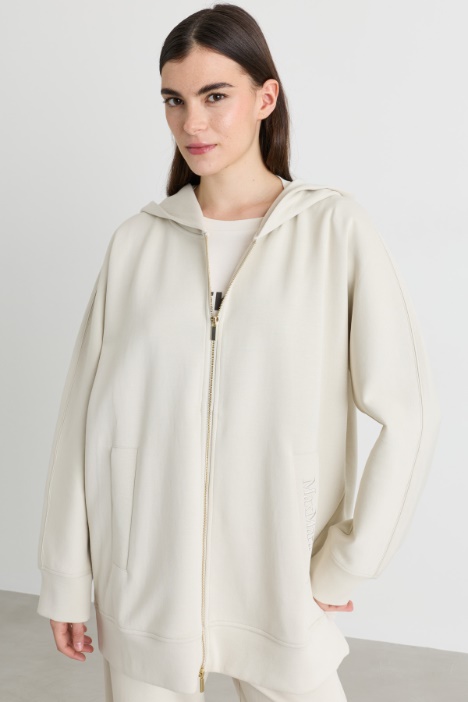 Felpa lunga con cappuccio - Intrend