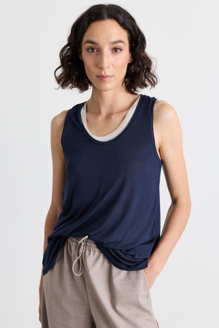 Double-layer top - BLUE - Intrend - 2