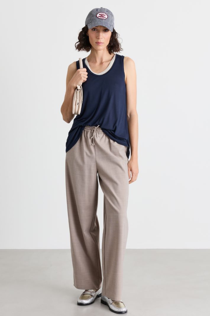 Double-layer top - BLUE - Intrend