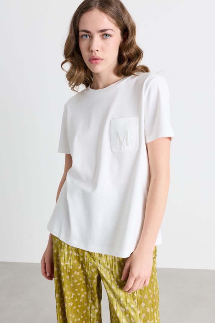 T-shirt in jersey - BIANCO - Intrend - 2