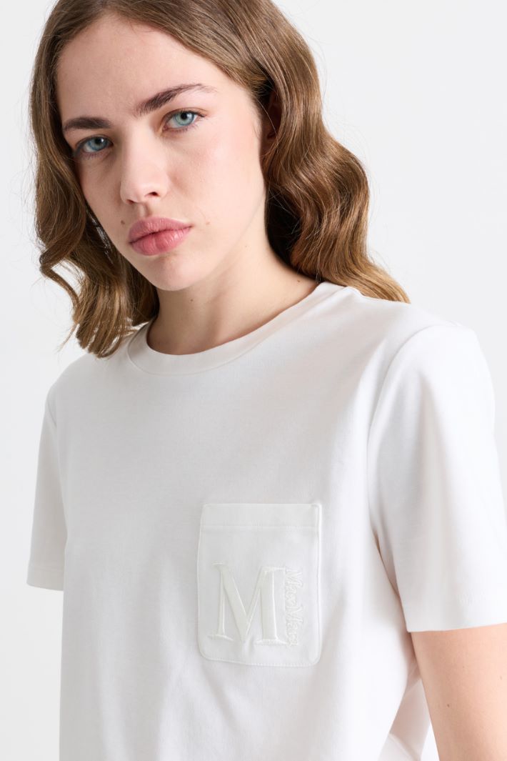T-shirt in jersey - BIANCO - Intrend - 3