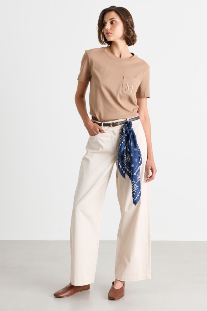 T-shirt in jersey - CAMMELLO - Intrend