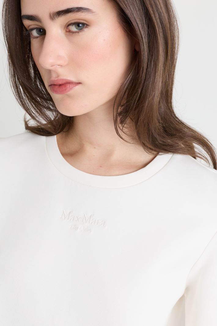 T-shirt in jersey compatto - BIANCO  - Intrend - 3