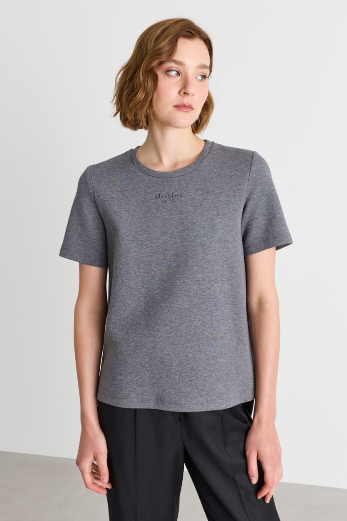 T-shirt in jersey compatto - GRIGIO - Intrend - 2