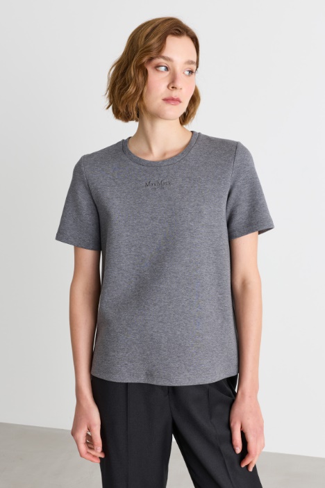 Compact jersey T-shirt - Intrend