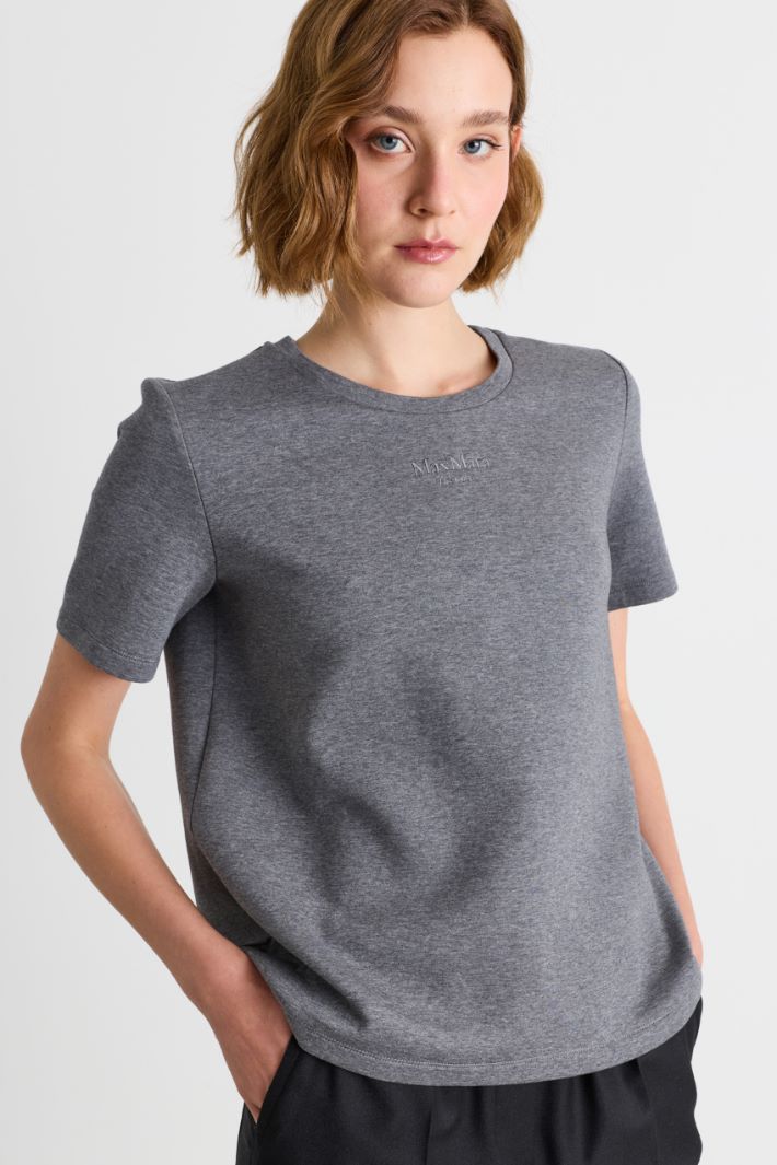 T-shirt in jersey compatto - GRIGIO - Intrend - 3