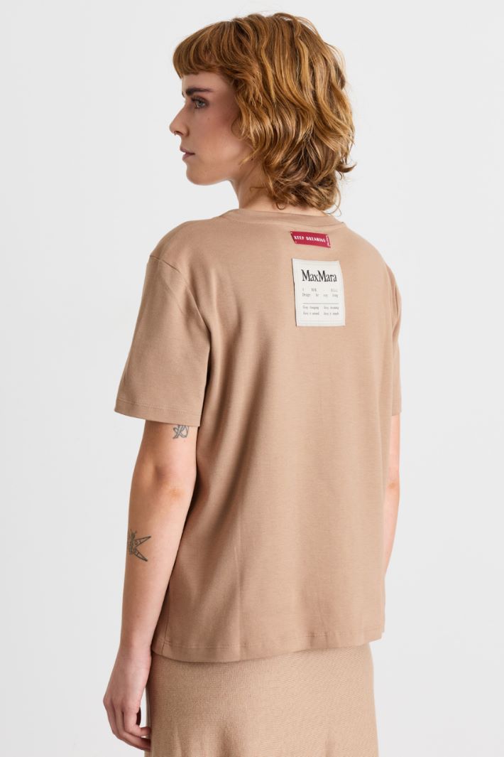 Jersey T-shirt - CAMEL - Intrend - 4